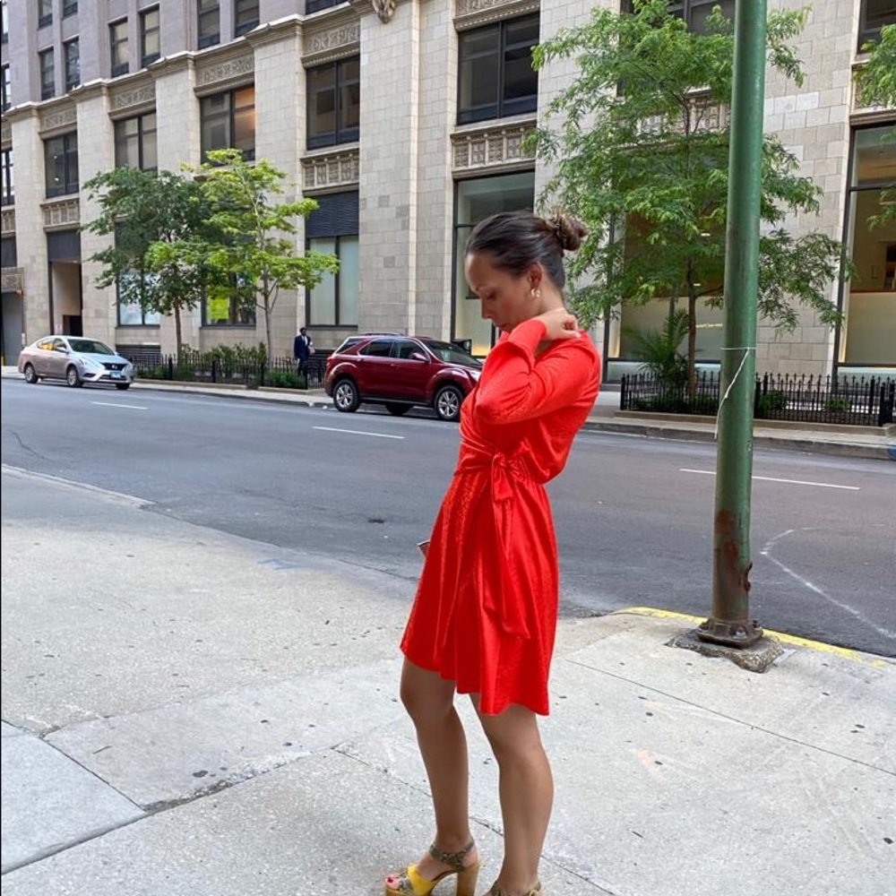 Red dress